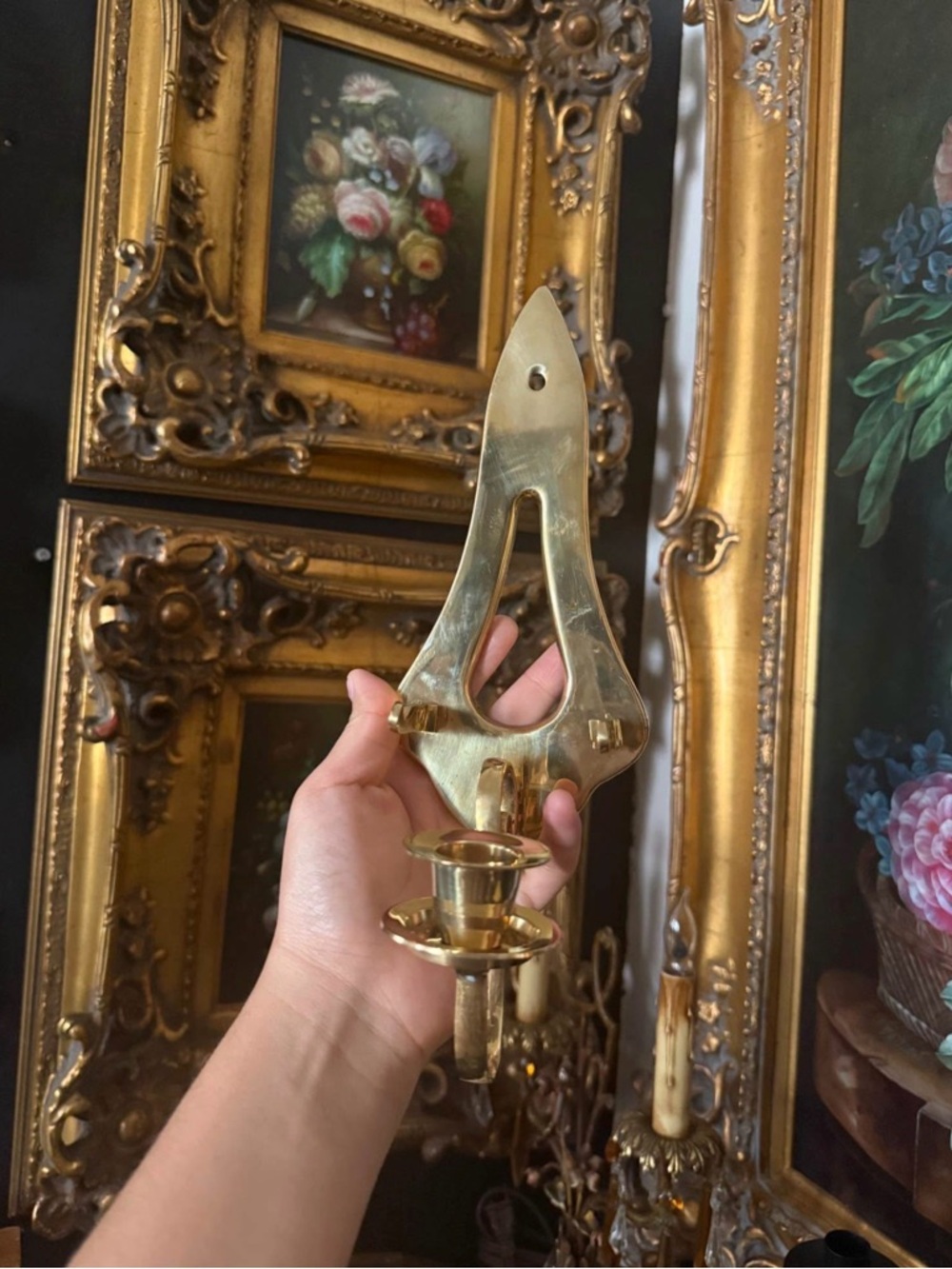 Wall Sconce Candle Holder with hooks